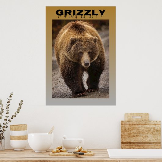 Grizzly Poster (Keuken)