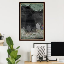 Grizzly Schaduw Foto Ingelijst Poster