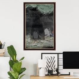 Grizzly Schaduw Foto Ingelijst Poster