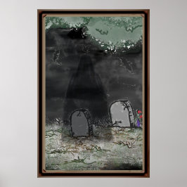 Grizzly Schaduw Foto Ingelijst Poster