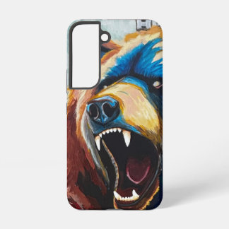 Grizzly-schilderij - Wildelevenschaps kunst Samsung Galaxy Hoesje