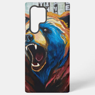 Grizzly-schildering - Wildelevenskunst Samsung Galaxy Hoesje