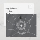 Grizzly Spin in Spinneweb Wenskaart Briefkaart (Voorkant / Achterkant)