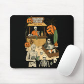 Grizzly Summer Halloween Retro Summer Horror Muismat (Met muis)