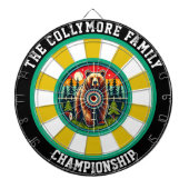 Grizzly Target Overlay-ontwerp Dartbord (Voorkant)