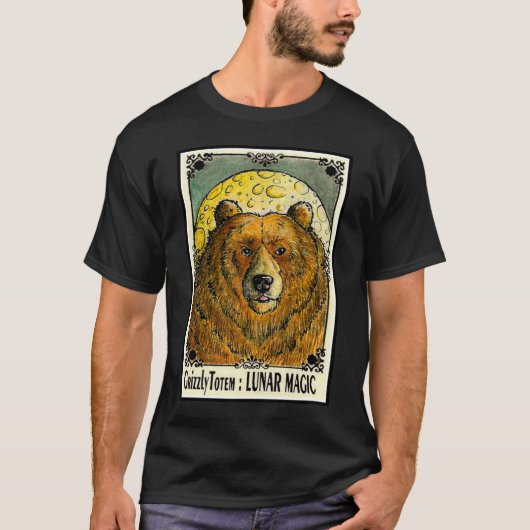 Grizzly Totem Lunar Magic T-shirt (Voorkant)