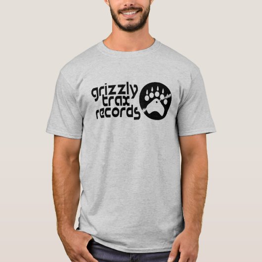 Grizzly Tracks Records Tshirt (Voorkant)