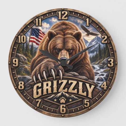 Grizzly – Wilde Amerika Grote Klok (Voorkant)