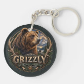Grizzly – Wilde Amerika Sleutelhanger (Achterkant)