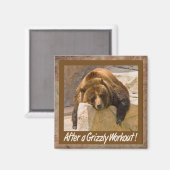 Grizzly Workout Magnet (Voorkant / Achterkant)