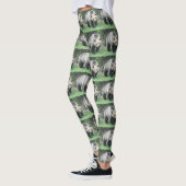 Grizzlybeer Bos Tegelontwerp Leggings (Links)
