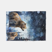 Grizzlybeer en Baby Fleece Deken (Voorkant (Horizontaal))