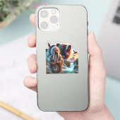 GrizzlyChief Warrior Beer Sticker (Telefoon)