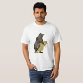 grizzlydiner zazzle helder t-shirt (Voorkant volledig)