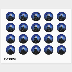 Grizzlyke Nacht, Halloween...Boe! Ronde Sticker