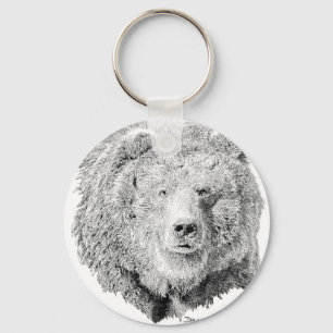 Grizzy Beer Sleutelhanger