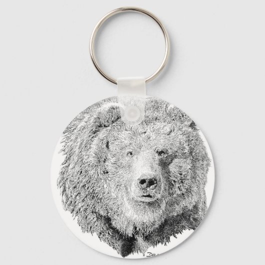Grizzy Beer Sleutelhanger (Voorkant)
