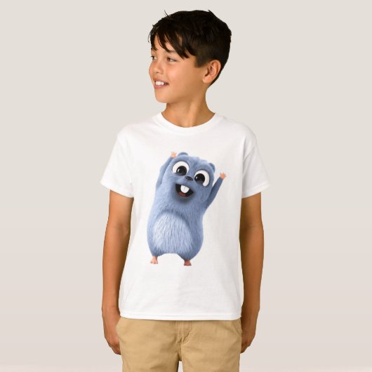 grizzy en lemming t-shirt (Voorkant volledig)