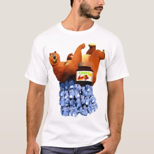 GRIZZY EN LEMMINGS FUNNY KINDER GIFT CARTOON T-SHIRT (Voorkant)