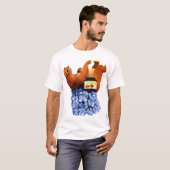 GRIZZY EN LEMMINGS FUNNY KINDER GIFT CARTOON T-SHIRT (Voorkant volledig)