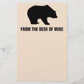 GRIZZZLY BEER PERSONALIZED BRIEFPAPIER (Voorkant)
