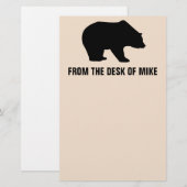 GRIZZZLY BEER PERSONALIZED BRIEFPAPIER (Voorkant / Achterkant)