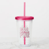 GRL PWR ACRYL DRINKBEKER (Voorkant)