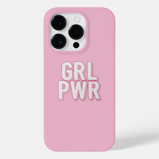 GRL PWR Case-Mate iPhone CASE (Achterkant)