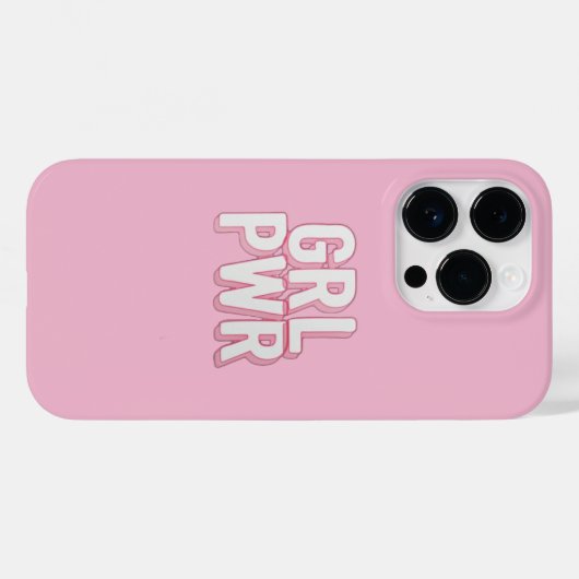 GRL PWR Case-Mate iPhone CASE (Achterkant (horizontaal))