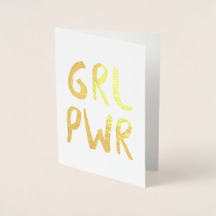 GRL PWR FOLIE KAARTEN