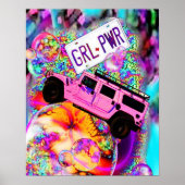 GRL PWR - Girl Power Poster (Voorkant)