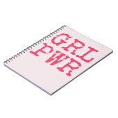GRL PWR (girlpower) Notitieboek (Linkerzijde)