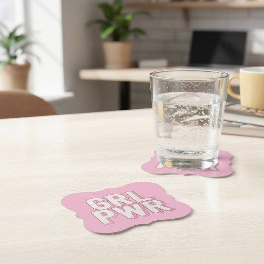 GRL PWR KARTONNEN ONDERZETTERS