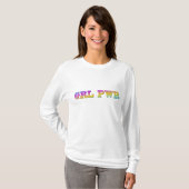 GRL PWR Lange hoes T-shirt (Voorkant volledig)