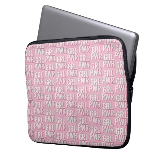 GRL PWR LAPTOP SLEEVE (Voorkant Links)