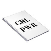 GRL PWR NOTITIEBOEK (Rechterzijde)