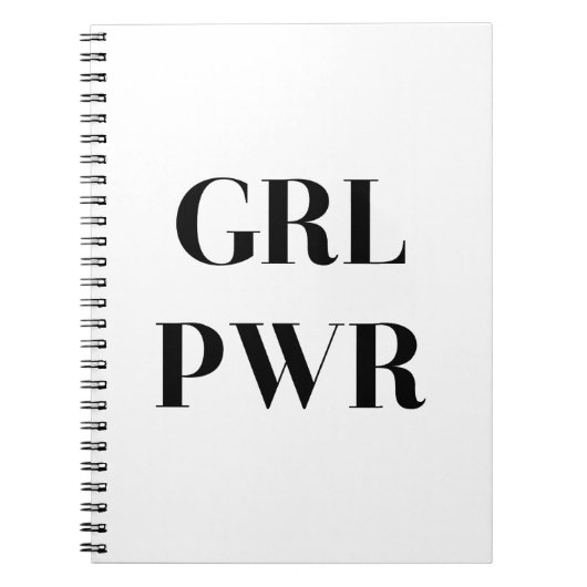 GRL PWR NOTITIEBOEK (Voorkant)
