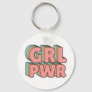 GRL PWR Pastel Sleutelhanger
