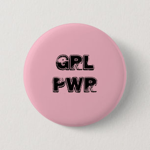 GRL PWR-pin Ronde Button 5,7 Cm