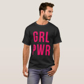 Grl Pwr Power Feminis T-shirt (Voorkant volledig)