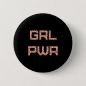 GRL PWR - RONDE BUTTON 5,7 CM (Voorkant)