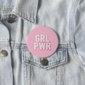 GRL PWR RONDE BUTTON 7,6 CM (In situ)
