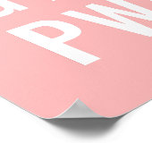 GRL PWR Roos Poster (Hoek)