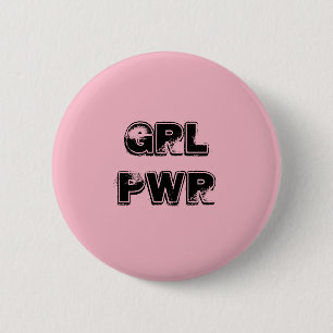 GRL PWR-speld Ronde Button 5,7 Cm