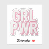 GRL PWR STICKER (Vel)