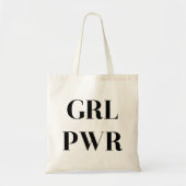 GRL PWR TOTE BAG (Voorkant)