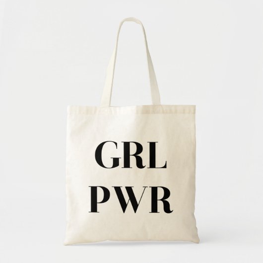 GRL PWR TOTE BAG (Voorkant)