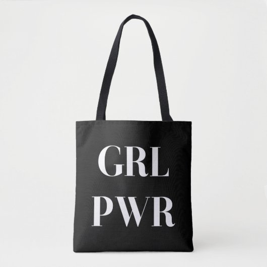 GRL PWR TOTE BAG (Voorkant)
