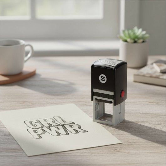 GRL PWR  ZELFINKTENDE STEMPEL