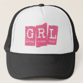 GRL Trucker Hat Pet (Voorkant)